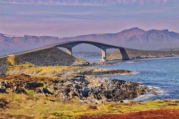 Gray Concrete Bridge over Body of Water