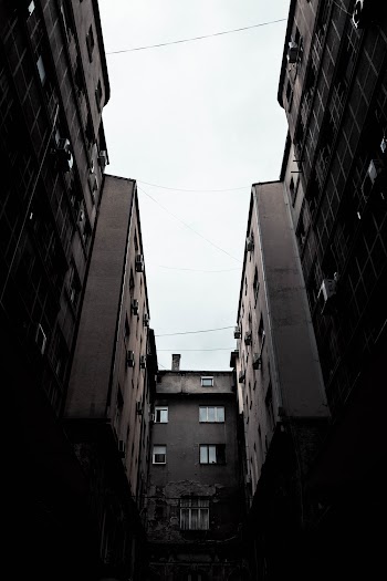 Gray Concrete Buildings