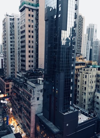 Gray Concrete Buildings at Daytime