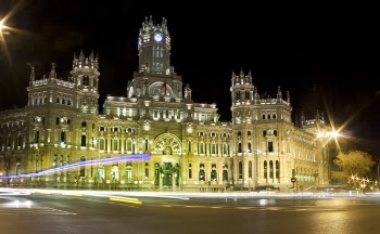 Gray Concrete Castle at Night