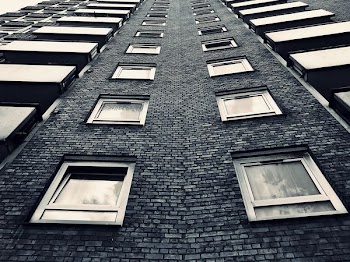 Gray Concrete High-rise Building