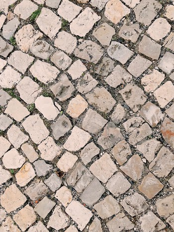 Gray Concrete Pavement