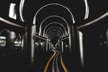 Gray Concrete Road