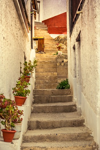 Gray Concrete Stair