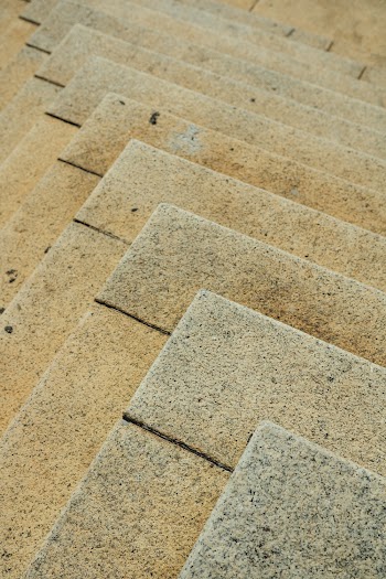 Gray Concrete Stairs