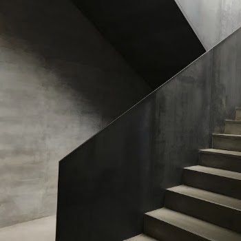 Gray Concrete Stairs