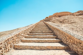 Gray Concrete Stairway