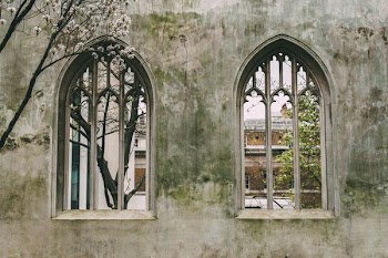 gray concrete walls