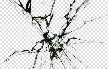 Gray cracked illustration, Window Glass, Broken glass HD ...