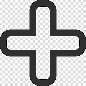 Gray cross illustration, symbol cross line font, Add transparent background PNG clipart
