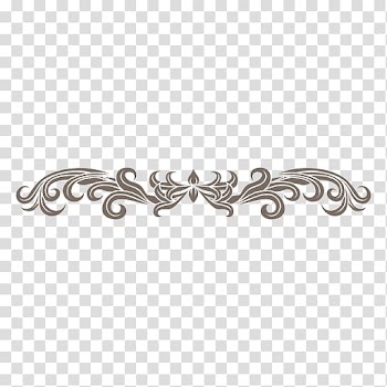 Gray floral decor, Floral Ornament , ornament frame transparent background PNG clipart