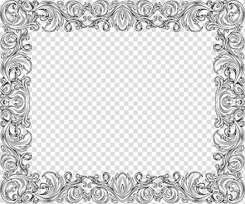 Gray frame, Pattern, american border pattern transparent background PNG clipart