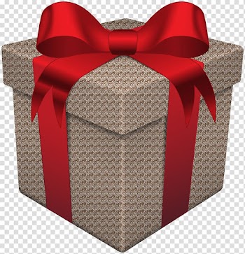 Gray gift box illustration, Christmas gift Birthday Santa Claus , Gift Box Deco transparent background PNG clipart