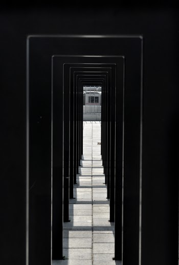 Gray Hallway