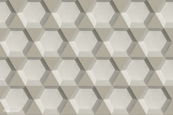 Gray hexagonal paper craft patterned background | Free  vector - 2349401