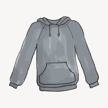 Gray hoodie sticker, winter fashion, | Free Vector - rawpixel