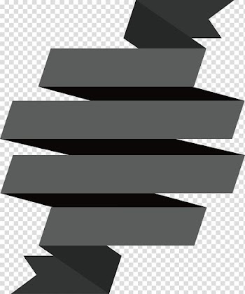 Gray illustration, Ribbon Spiral Black and white, Spiral ribbon title box transparent background PNG clipart