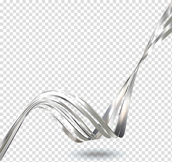 Gray lines illustration, Crystal oscillator Voltage-controlled oscillator Template, Silver curve metal transparent background PNG clipart