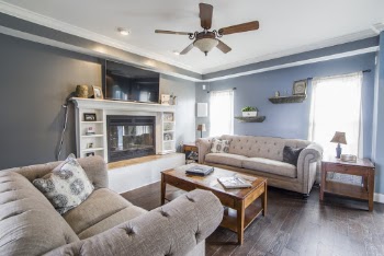 Gray Living Room Furniture Set