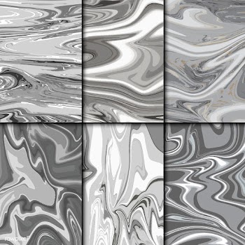 Gray marble illustration set | Free stock vector - 555700