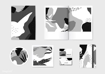 Gray Memphis pattern vector set | Free stock vector - 540031