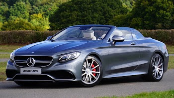 Gray Mercedez Benz Coupe