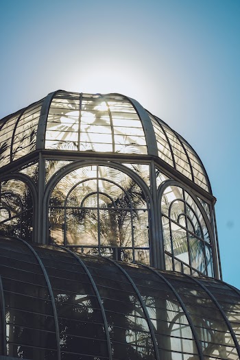 Gray Metal Framed Building With Glass Roof
