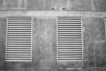 Gray Metal Louvers