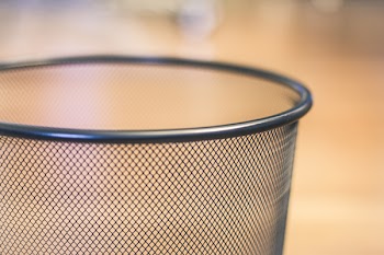 Gray Metal Mesh Cup