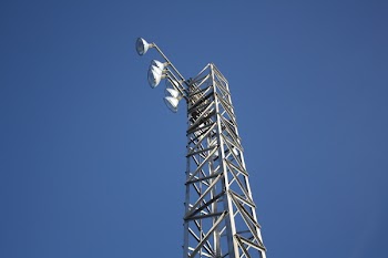 Gray Metal Wire Tower