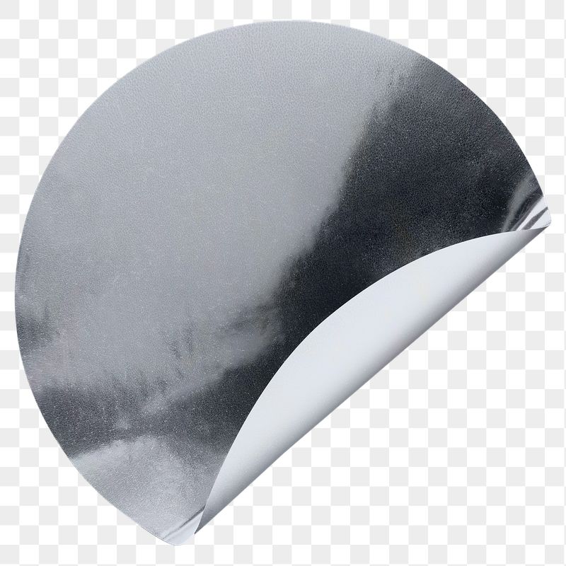 Gray metallic png badge sticker, | Free PNG - rawpixel