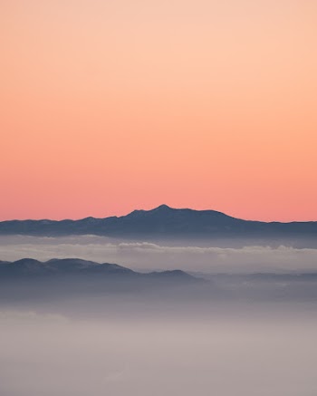 Gray Mountain Under Clear Sky
