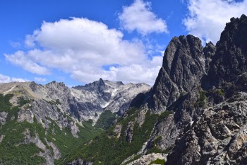Gray Mountain Under White Cloud Blue Skies