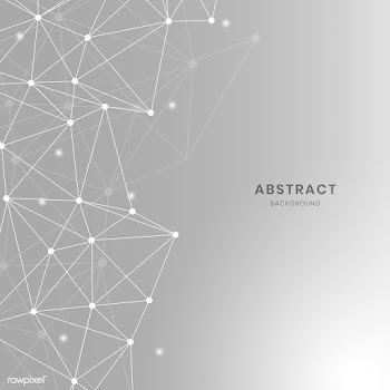 Gray neural network illustration | Free stock vector - 555807