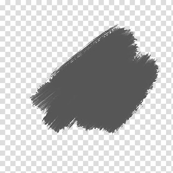 Gray paint art, Brush Watercolor painting, brush stroke transparent background PNG clipart