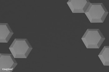 Gray paper craft hexagon patterned background | Free  illustration - 2348668