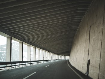 Gray Paved Road