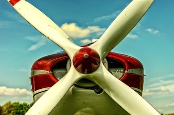 Gray Plane Propeller