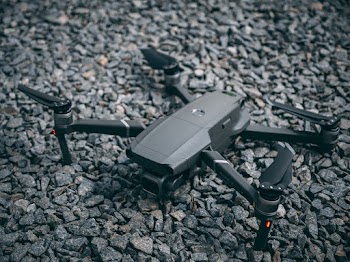 Gray Quadcopter Drone