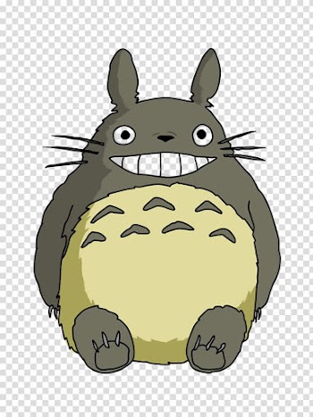 Gray rabbit illustration, Catbus Studio Ghibli Susuwatari Ghibli Museum Anime, totoro transparent background PNG clipart