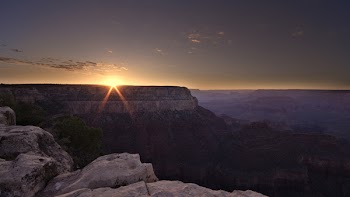 Gray Rock Formation during Golden Hour
