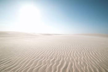 gray sand dunes