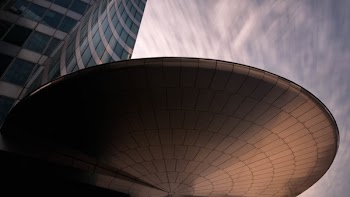 Gray Satellite Dish
