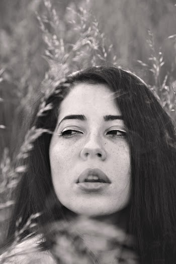 Gray Scale Photo of Woman Face