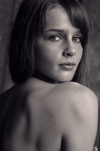 Gray-scale Photography of a nude woman