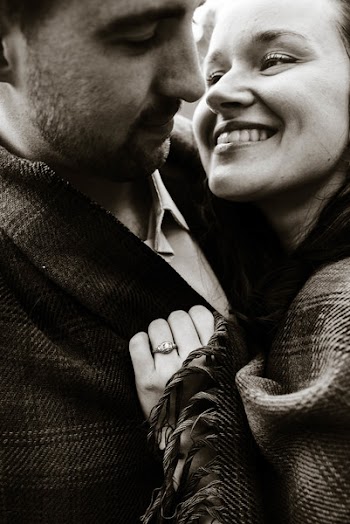 Gray Scale Photography of Couple