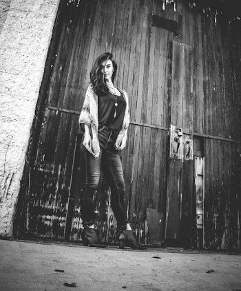 Gray Scale Woman Standing Near Door