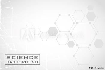 gray science background with lines structures