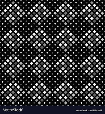 Gray seamless abstract diagonal square pattern vector image