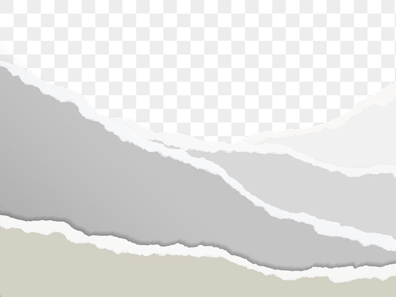 Gray shades png border, torn | Free PNG - rawpixel